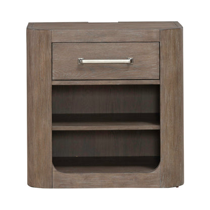 South Bend Open Nightstand w/ Charging Station
