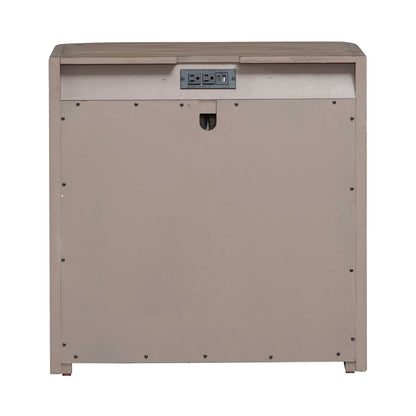 South Bend Open Nightstand w/ Charging Station