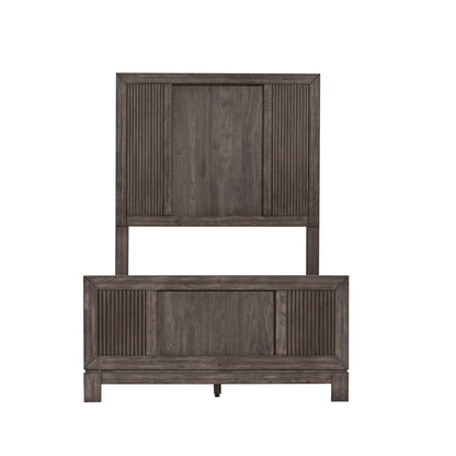 Modern Edge Full Panel Bed