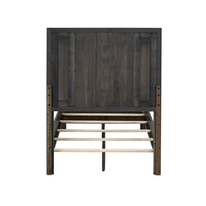 Modern Edge Full Panel Bed