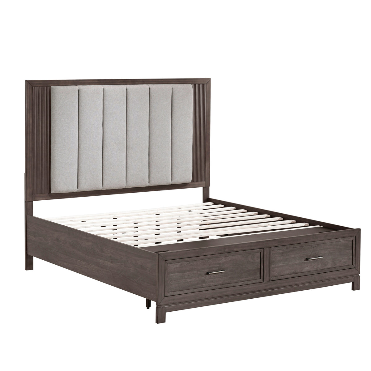 Modern Edge Queen Storage Bed