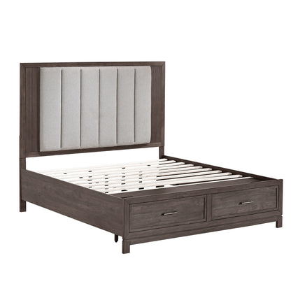 Modern Edge Queen Storage Bed