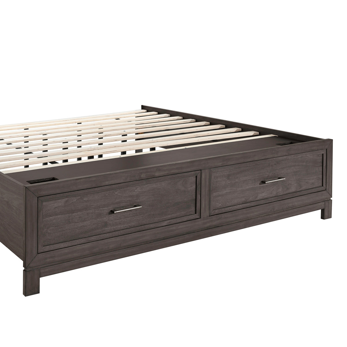 Modern Edge Queen Storage Bed