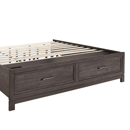 Modern Edge Queen Storage Bed