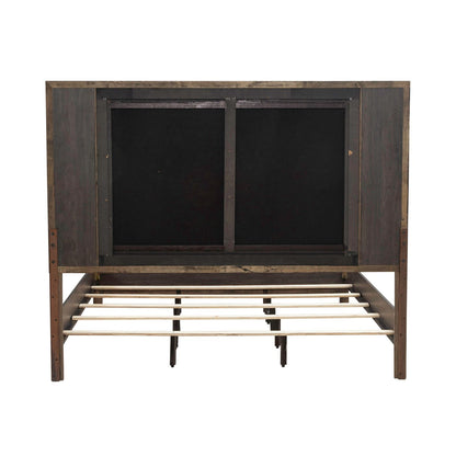Modern Edge Queen Uph Bed