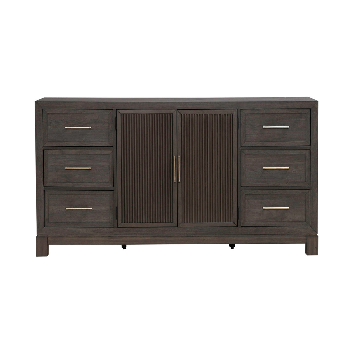 Modern Edge 2 Door 6 Drawer Dresser