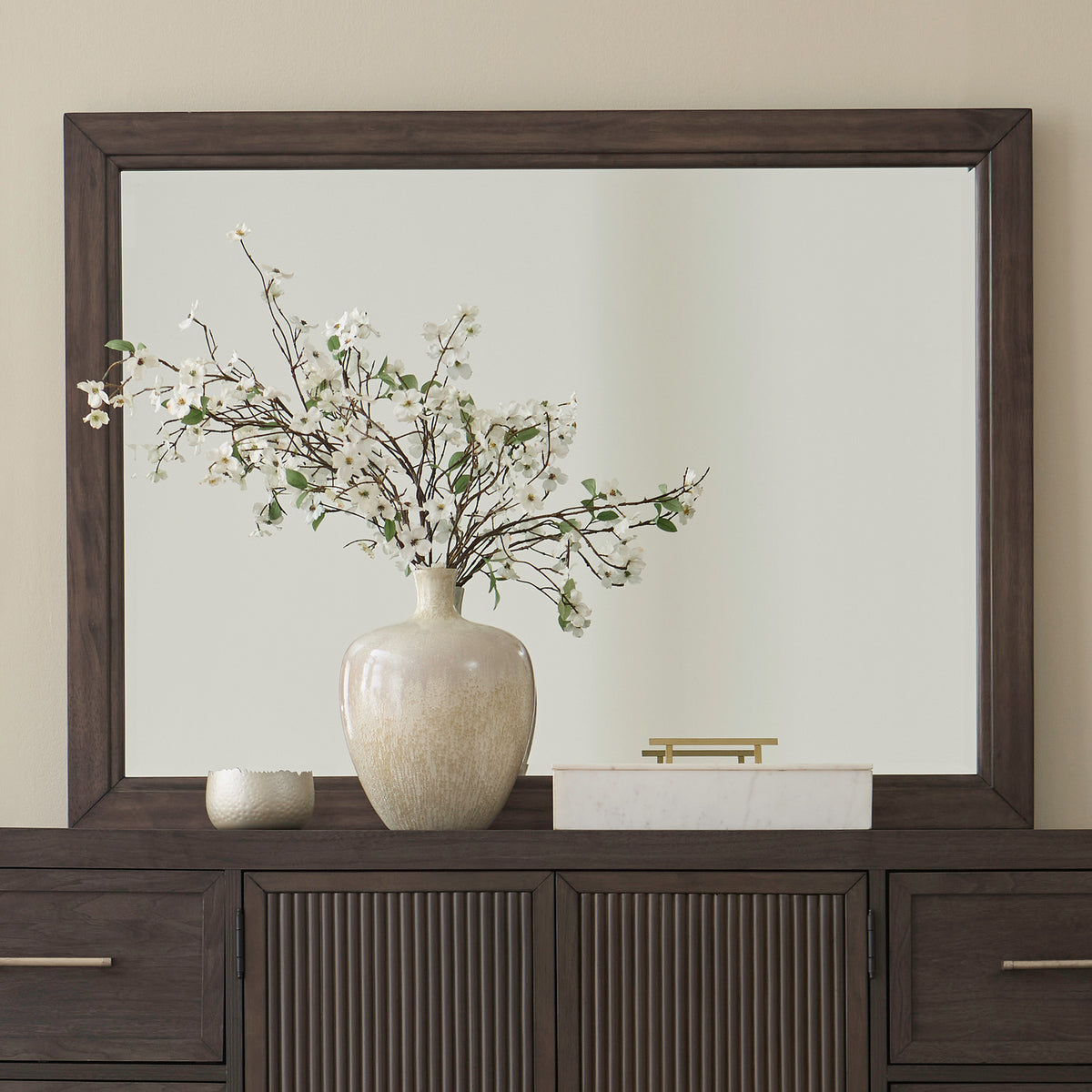 Modern Edge Landscape Mirror