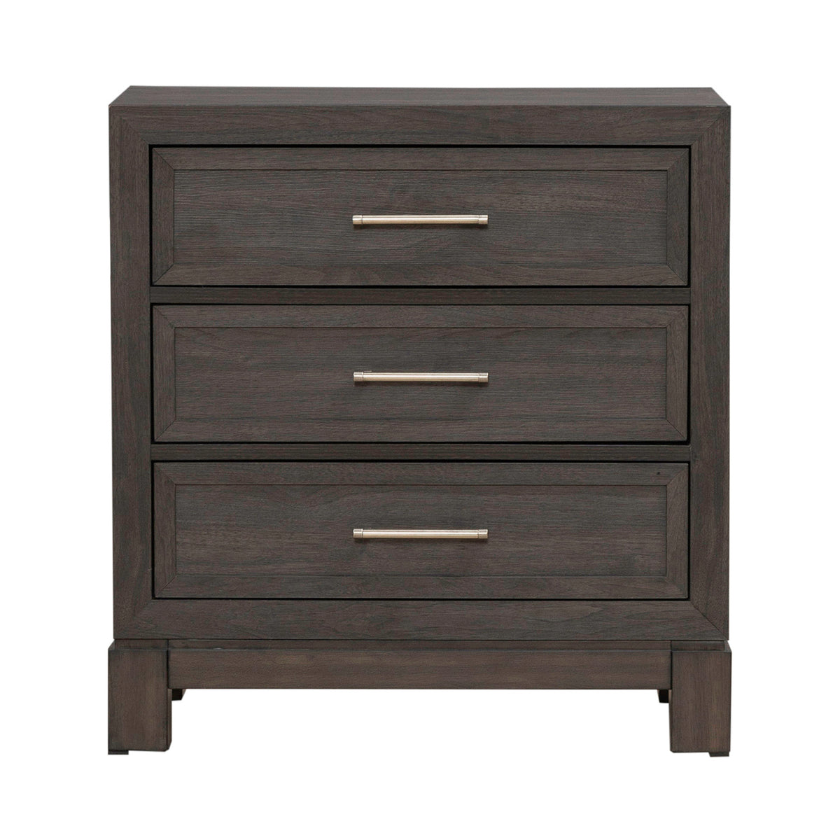 Modern Edge Nightstand w/ Charging Station