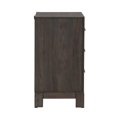 Modern Edge Nightstand w/ Charging Station
