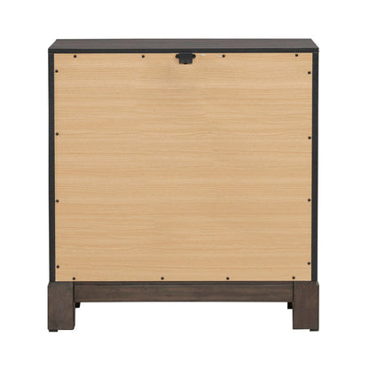 Modern Edge Nightstand w/ Charging Station