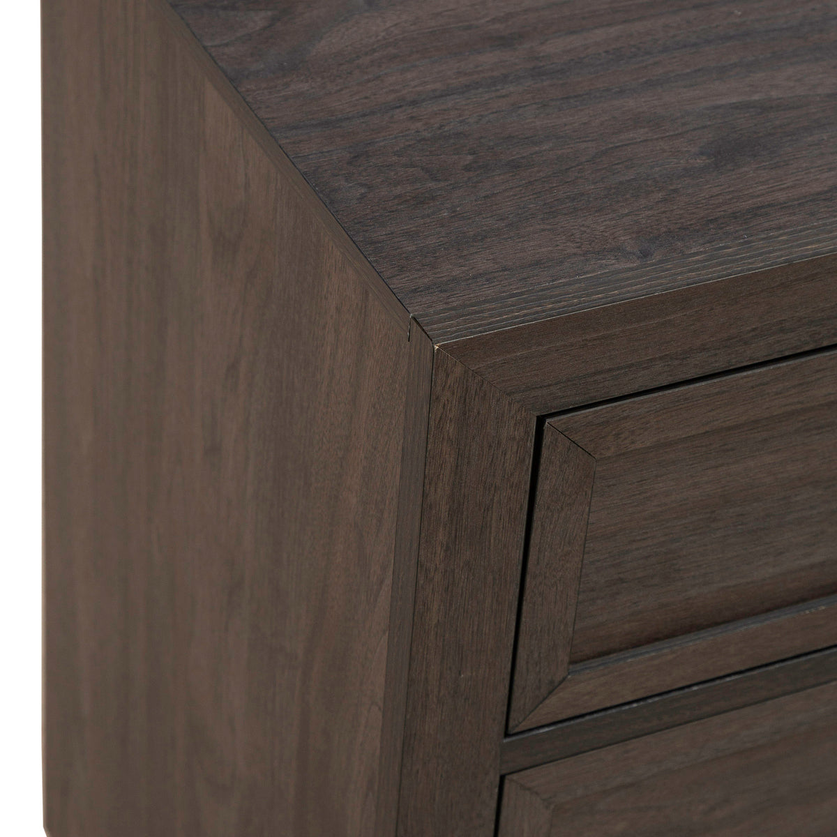Modern Edge Nightstand w/ Charging Station