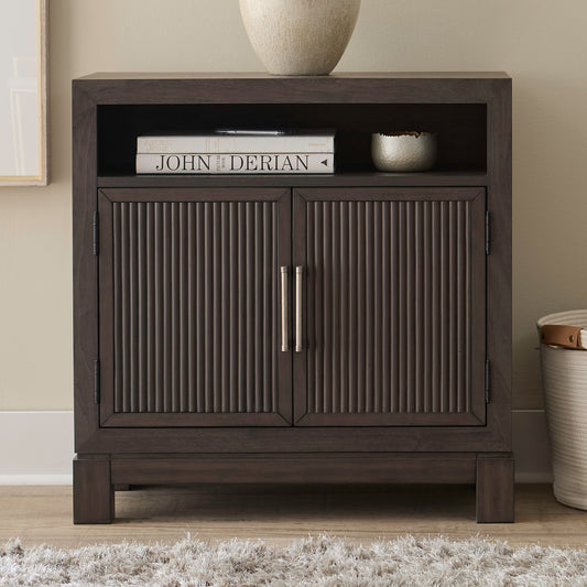 Modern Edge Bedside Chest w/ Charging Station