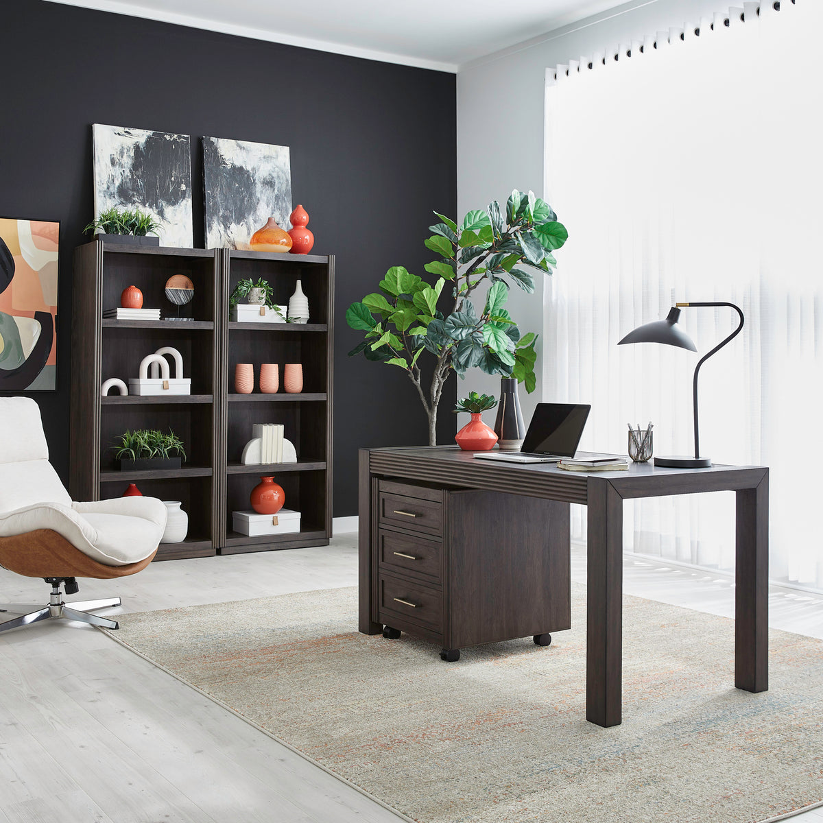 Modern Edge 4 Piece Desk Set