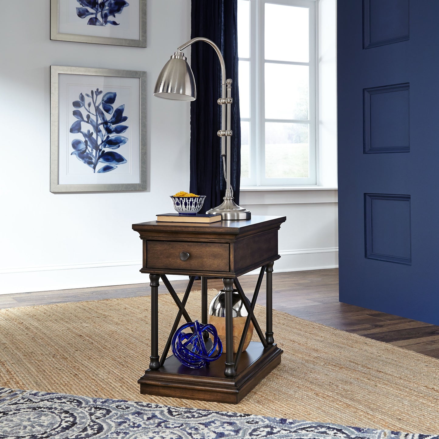 Tribeca Drawer Chair Side Table