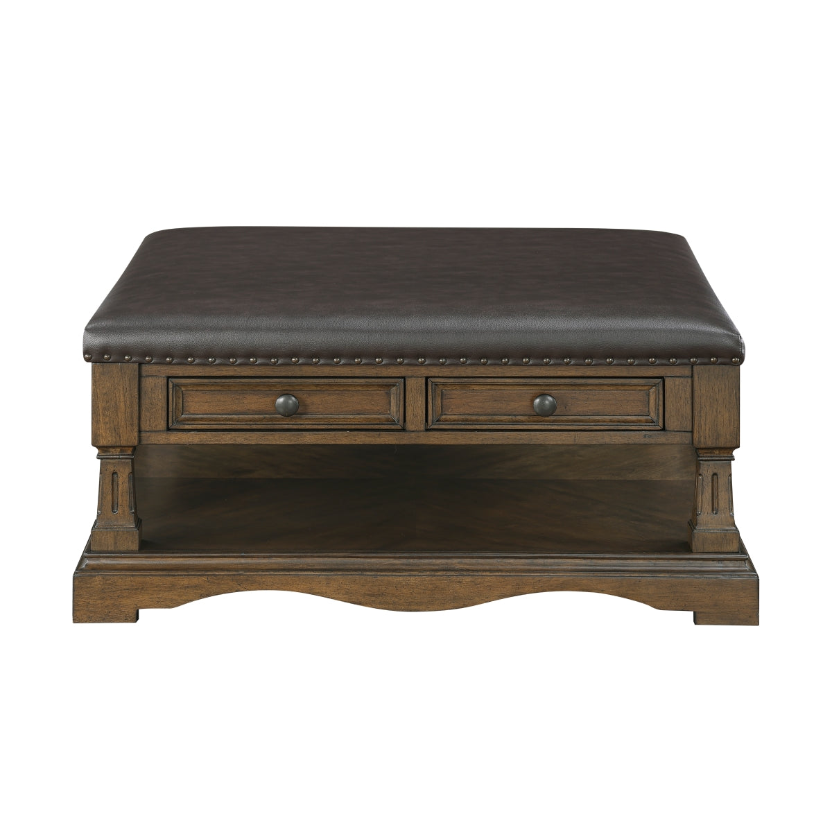 Rochester Cocktail Table - Dark brown
