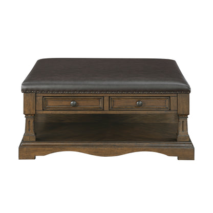 Rochester Cocktail Table - Dark brown