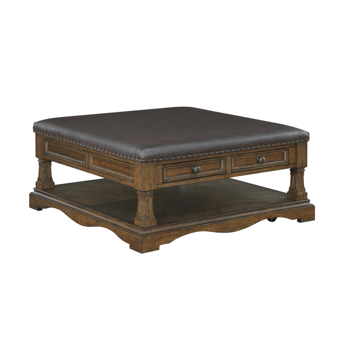 Rochester Cocktail Table - Dark brown