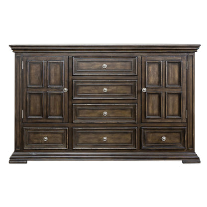 Big Valley 2 Door 6 Drawer Dresser