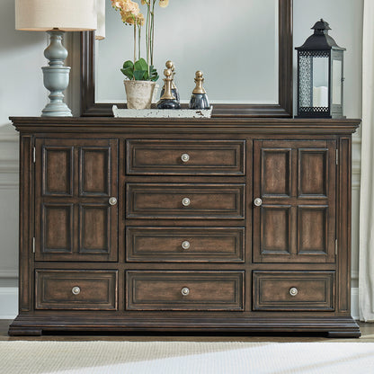 Big Valley 2 Door 6 Drawer Dresser