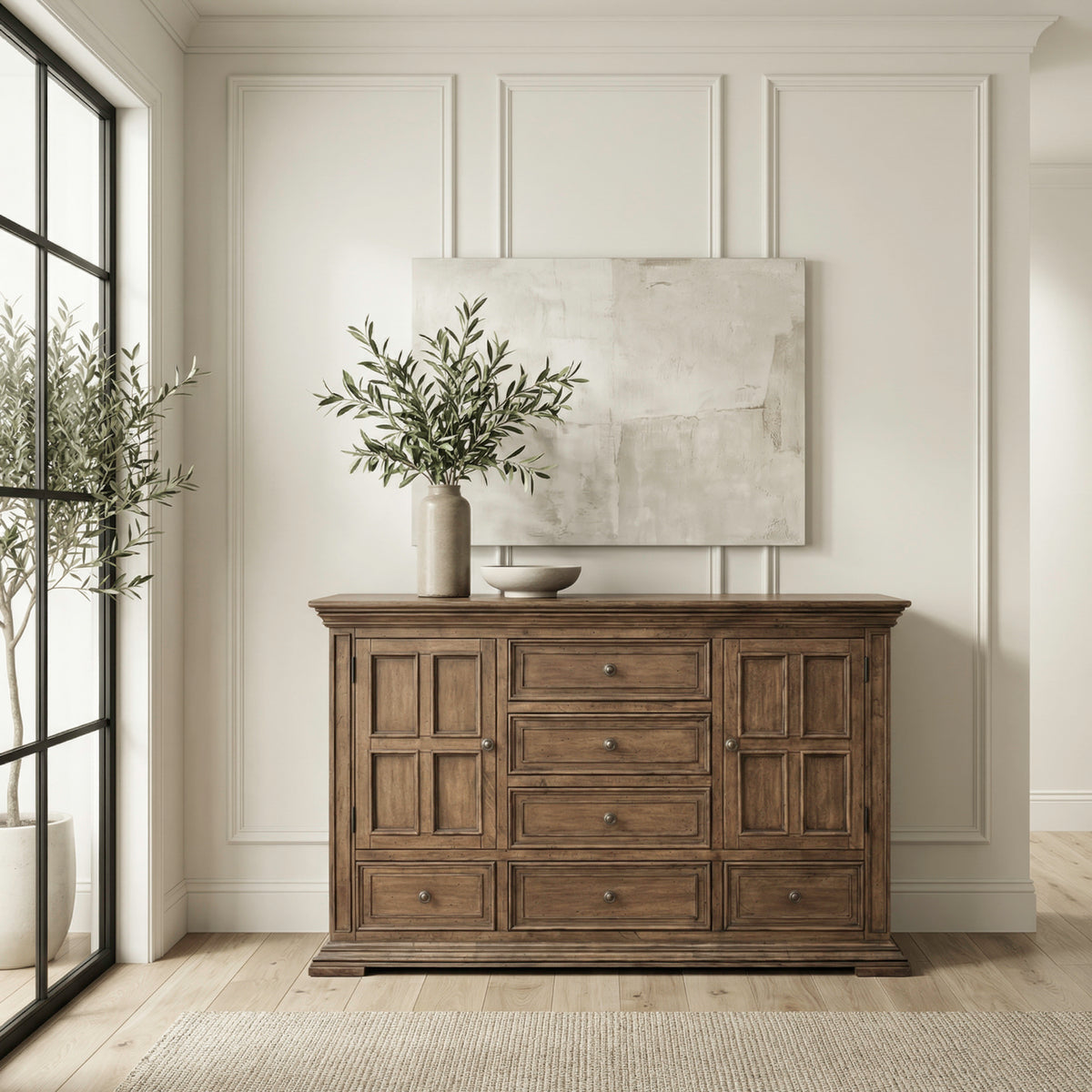 Big Valley 2 Door 6 Drawer Dresser