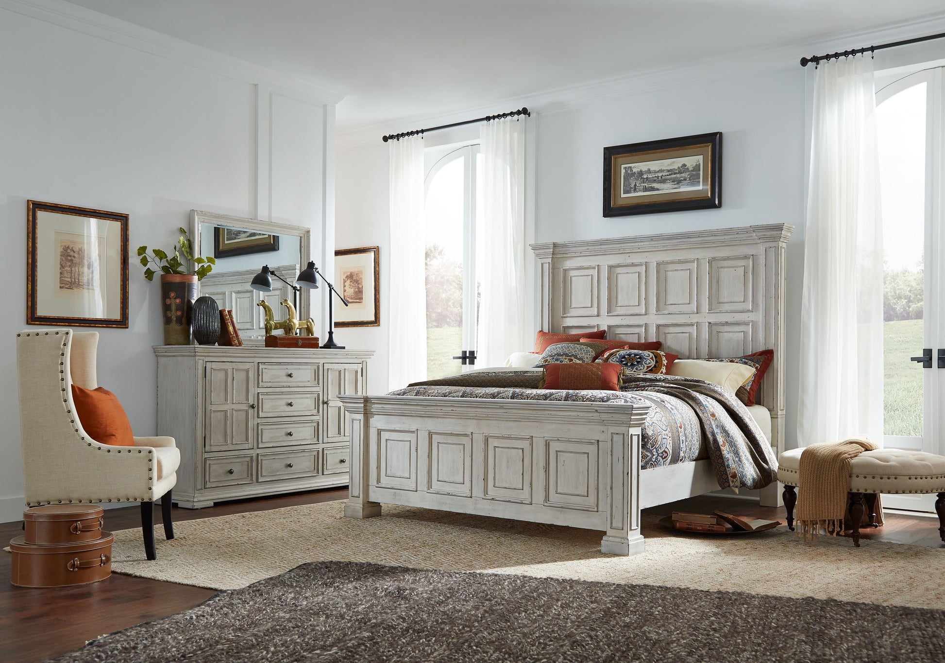 Big Valley Queen Mansion Footboard