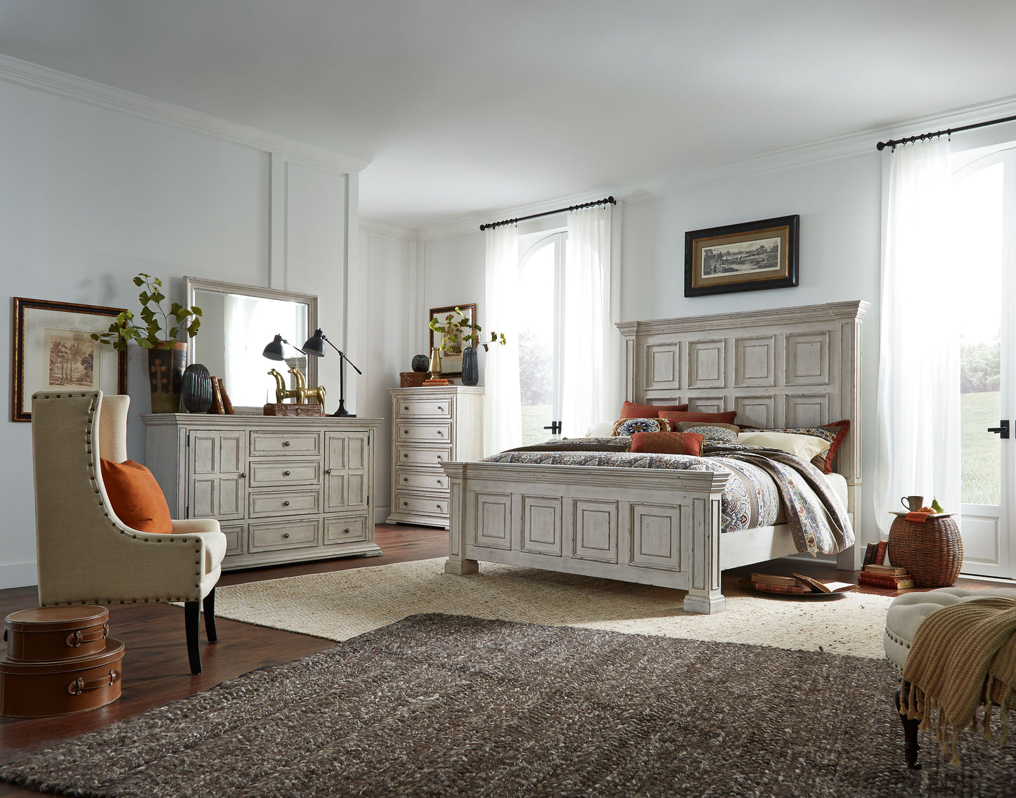Big Valley Cali King Panel Bed Rails