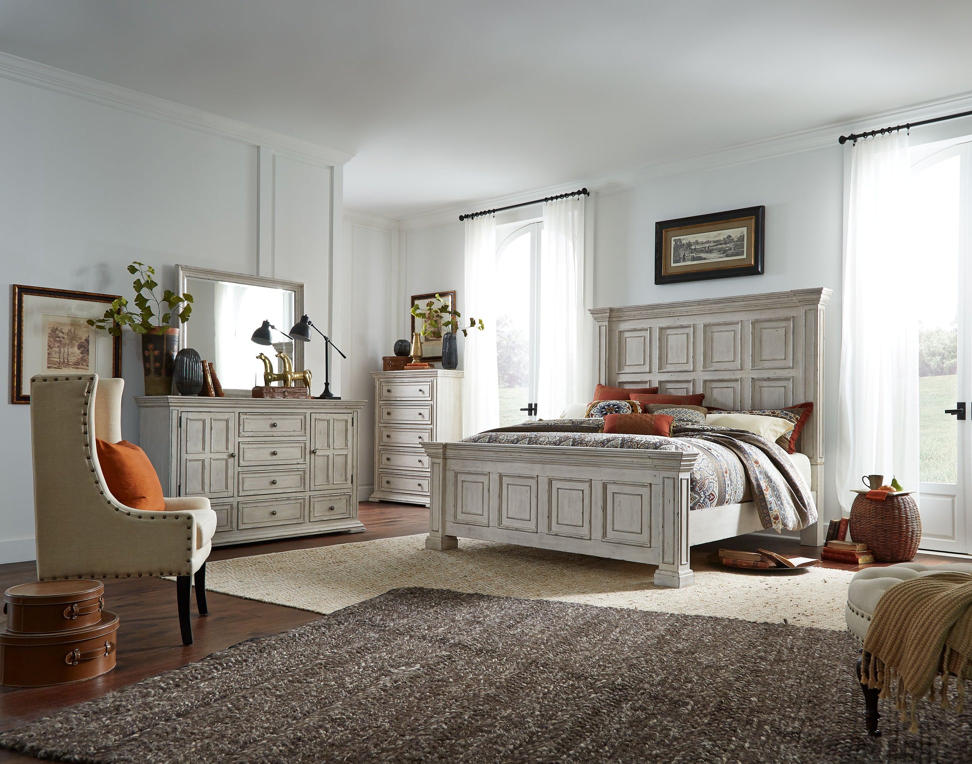 Big Valley Cali King Panel Bed Rails