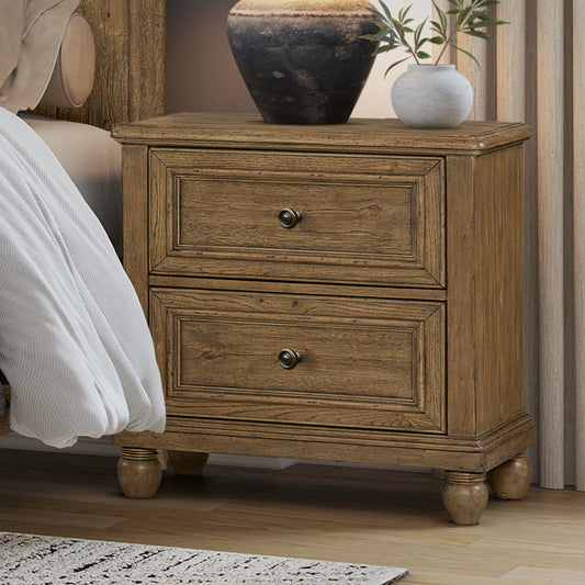 Homestead Haven Nightstand w/ Charging Station