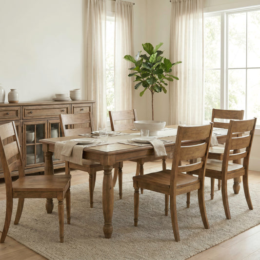 Homestead Haven 7 Piece Rectangular Table Set