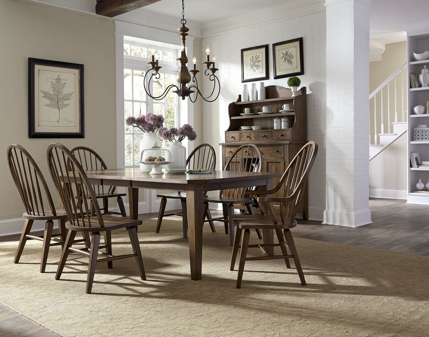 Hearthstone Ridge Windsor Back Arm Chair