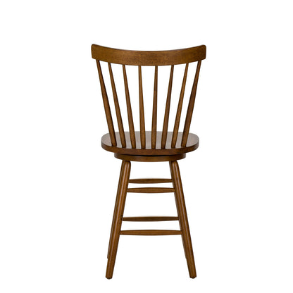 Creations 24 Inch Swivel Counter Chair - Tobacco (RTA)