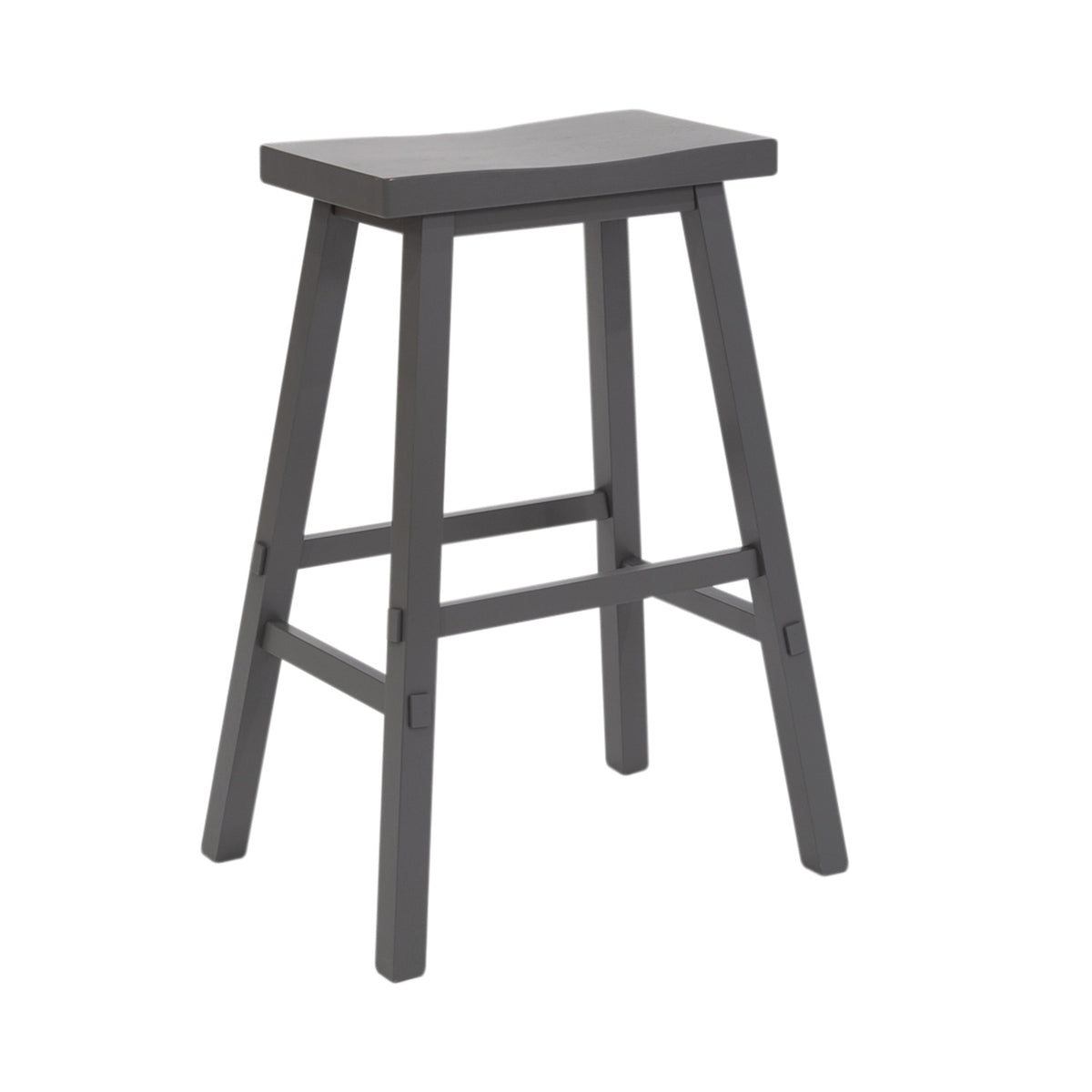 Creations 24 Inch Sawhorse Counter Stool - Gray (RTA)