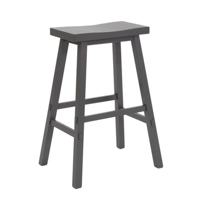 Creations 24 Inch Sawhorse Counter Stool - Gray (RTA)