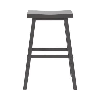 Creations 24 Inch Sawhorse Counter Stool - Gray (RTA)