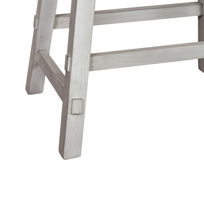 Creations 24 Inch Sawhorse Counter Stool- White (RTA)