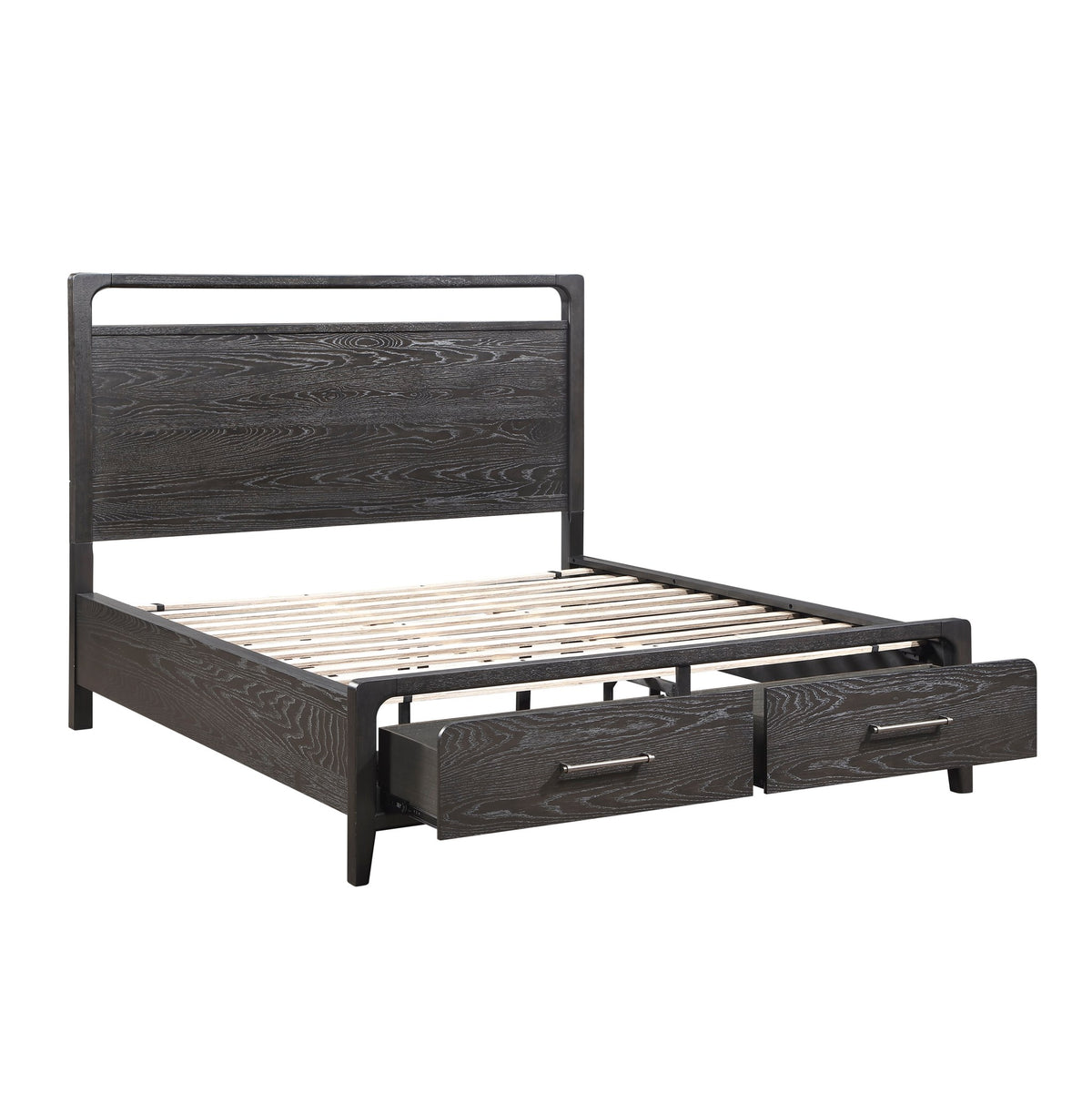 Elowen Queen Platform Bed with Footboard Storage
