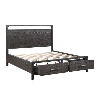 Elowen Queen Platform Bed with Footboard Storage