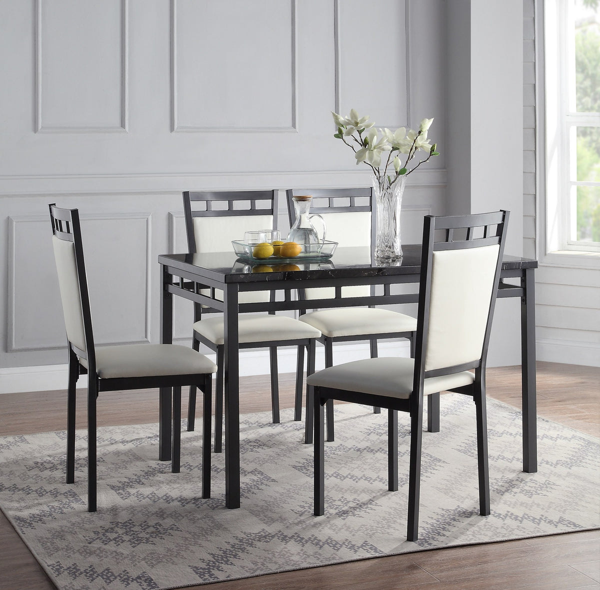 Side Chair, White (4 In 1 Box)
