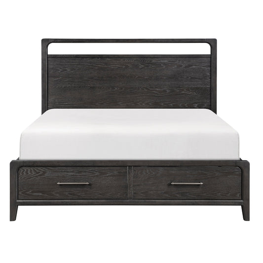 Elowen Queen Platform Bed with Footboard Storage