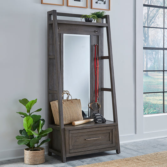 Modern Farmhouse 2 Piece Hall Tree Set