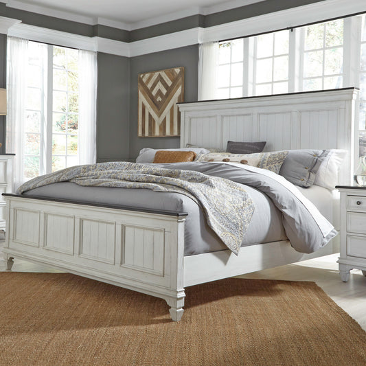 Allyson Park Queen Panel Bed, 2 Nightstands