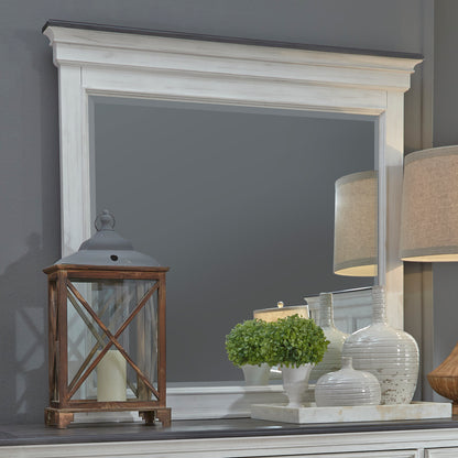 Allyson Park Crown Mirror (417-BR52)