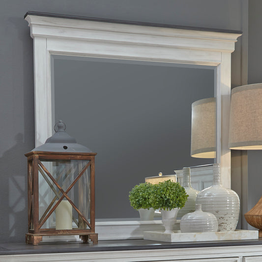 Allyson Park Crown Mirror (417-BR52)