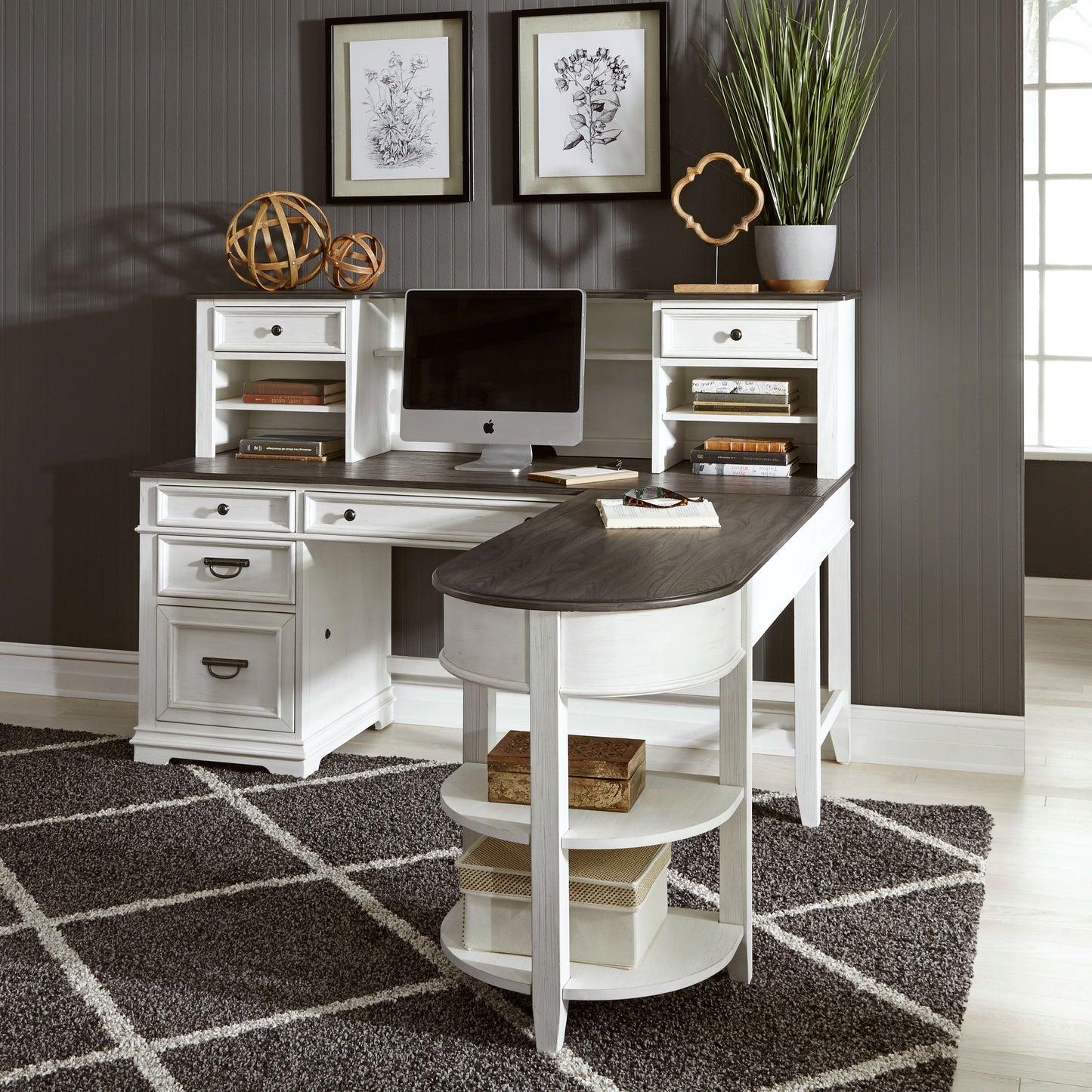 Allyson Park L Writing Desk Top