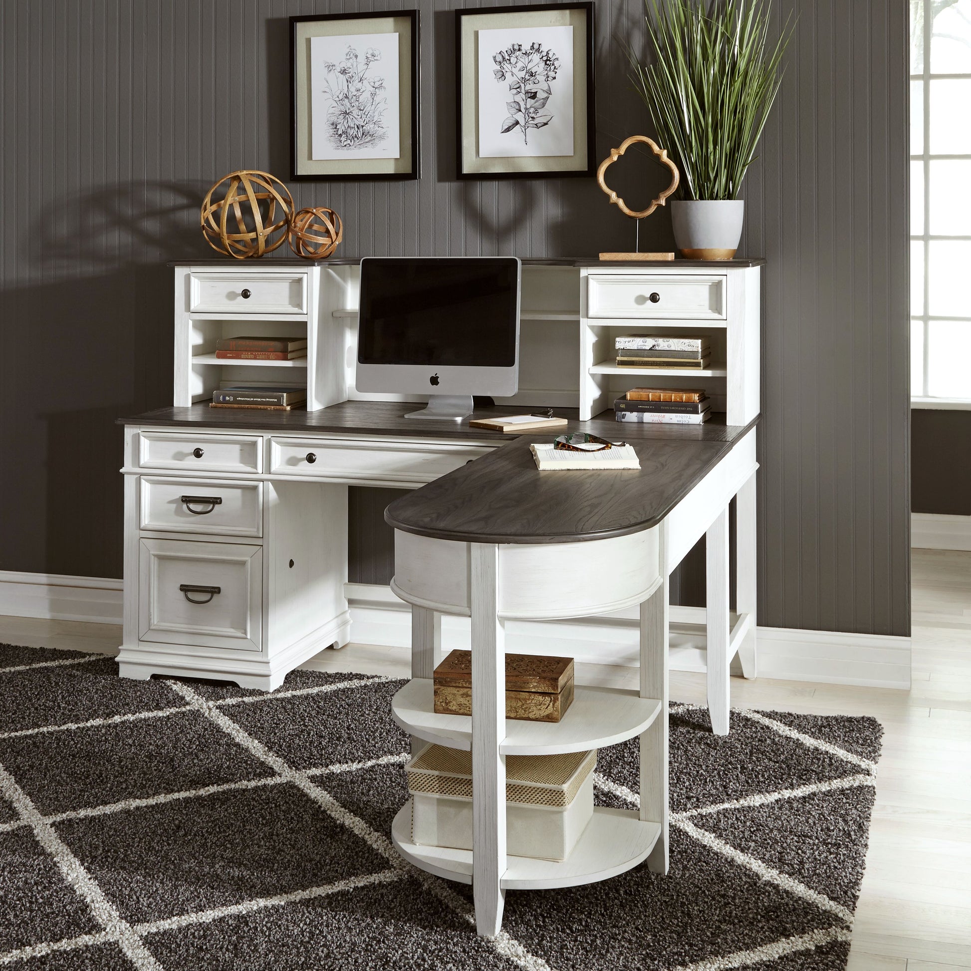 Allyson Park L Writing Desk Top