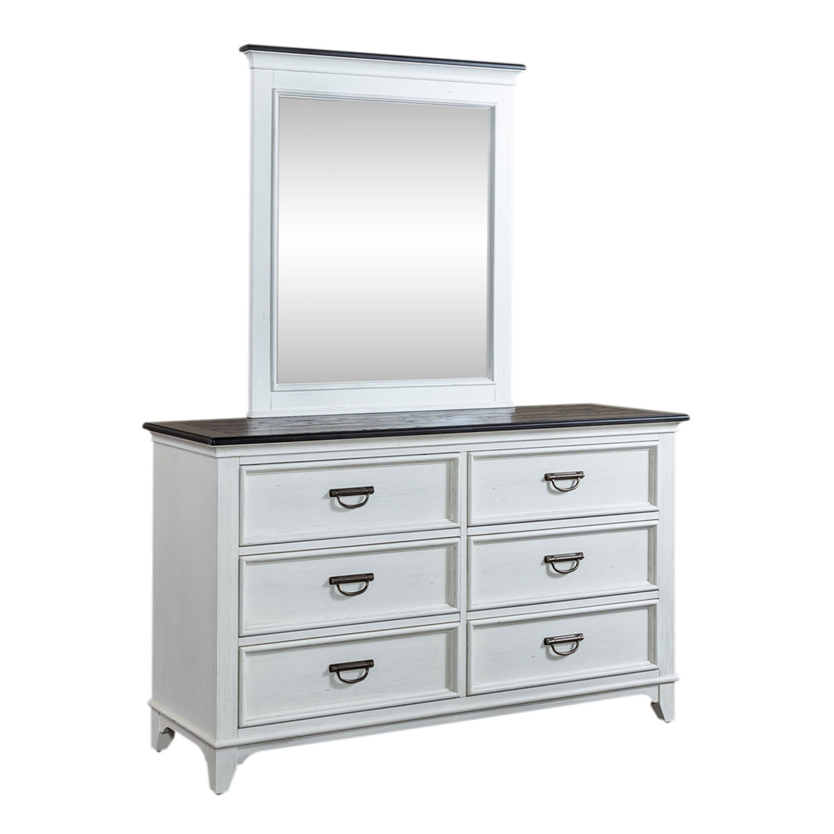 Allyson Park Youth Twin Panel Bed, Dresser & Mirror Bedroom Set