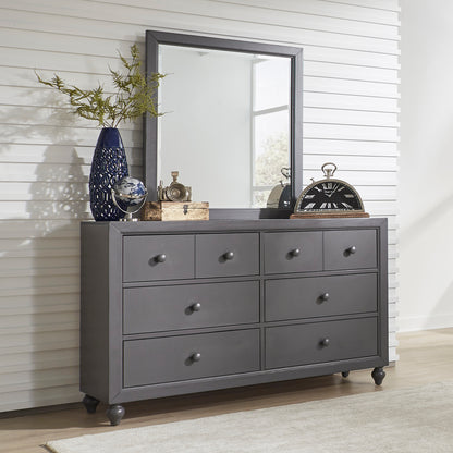 Cottage View Youth Dresser & Mirror Bedroom Set
