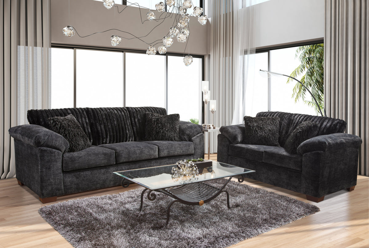 4300-03 Gallactic Night Sofa And Loveseat