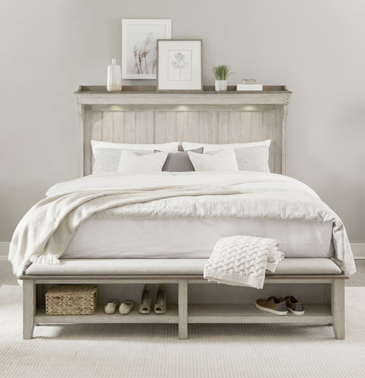 Ivy Hollow King Mantle Storage Bed