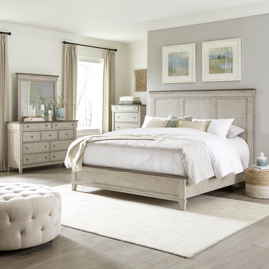 Ivy Hollow Queen Panel Bed, Dresser & Mirror, Chest Bedroom Set